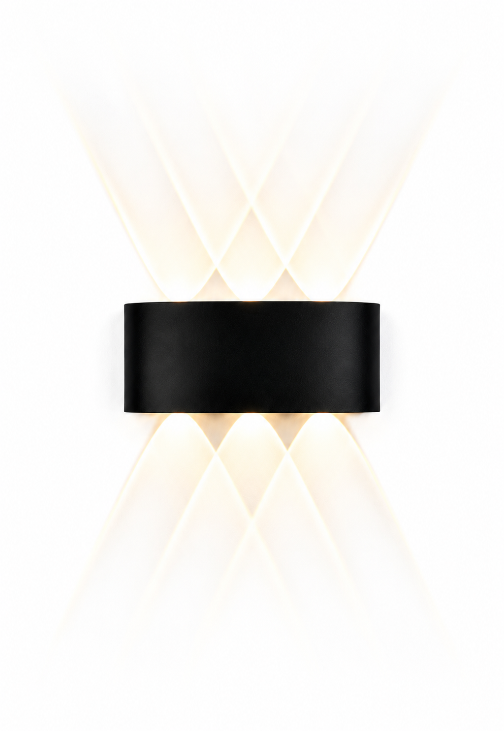 Applique Murale LED – Halo Noir Élégant