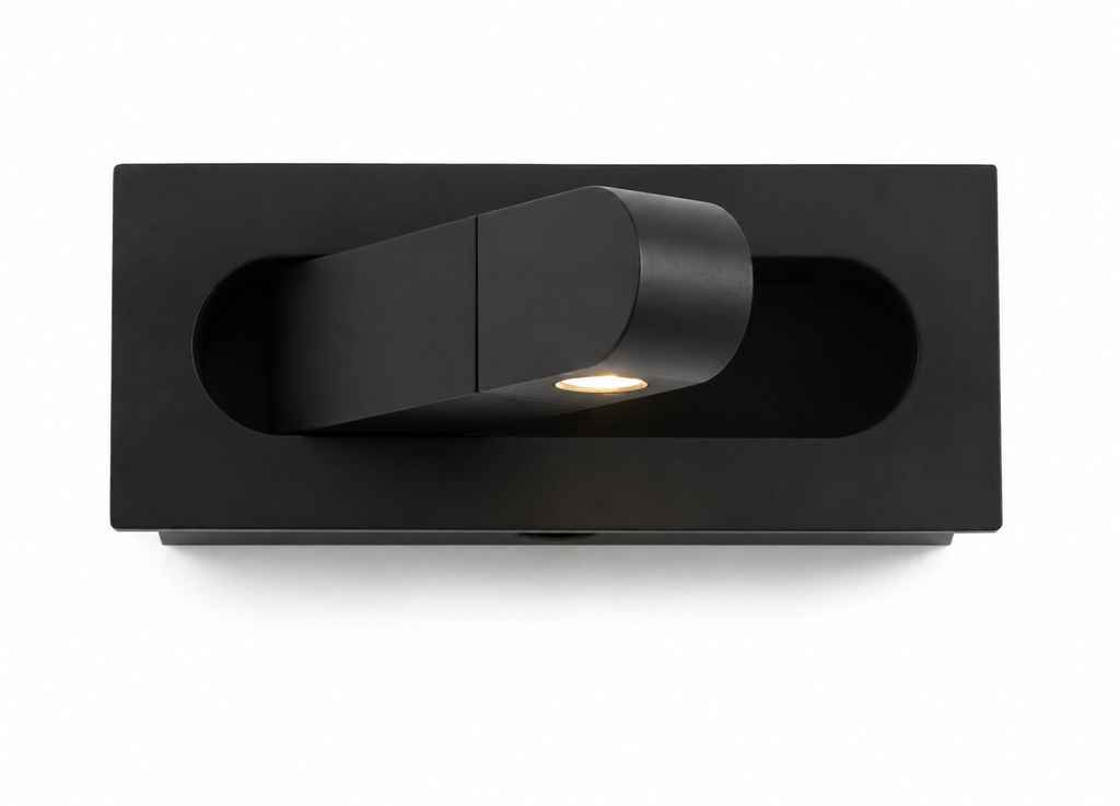 Applique Murale – Spot Noir Minimaliste