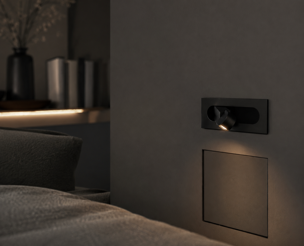 Applique Murale – Spot Noir Minimaliste