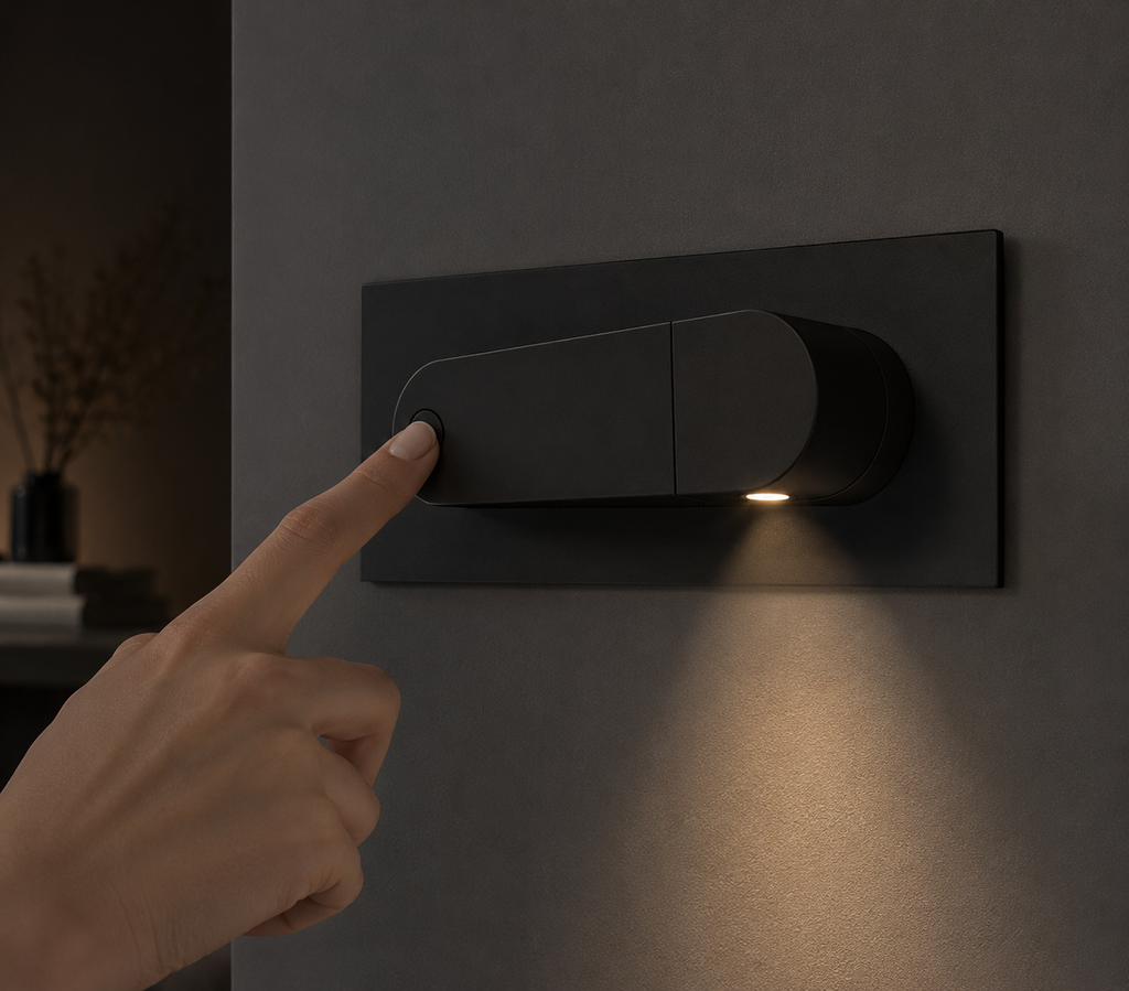 Applique Murale – Spot Noir Minimaliste