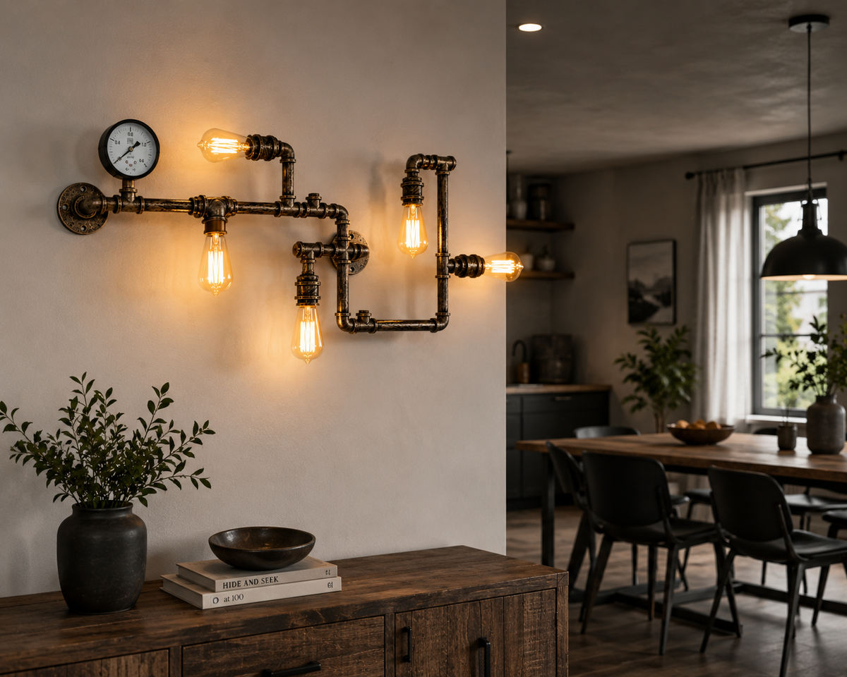 Applique Murale Industrielle Vintage