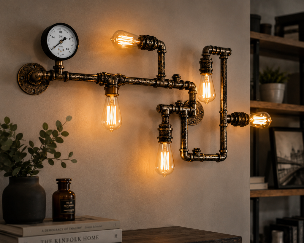 Applique Murale Industrielle Vintage