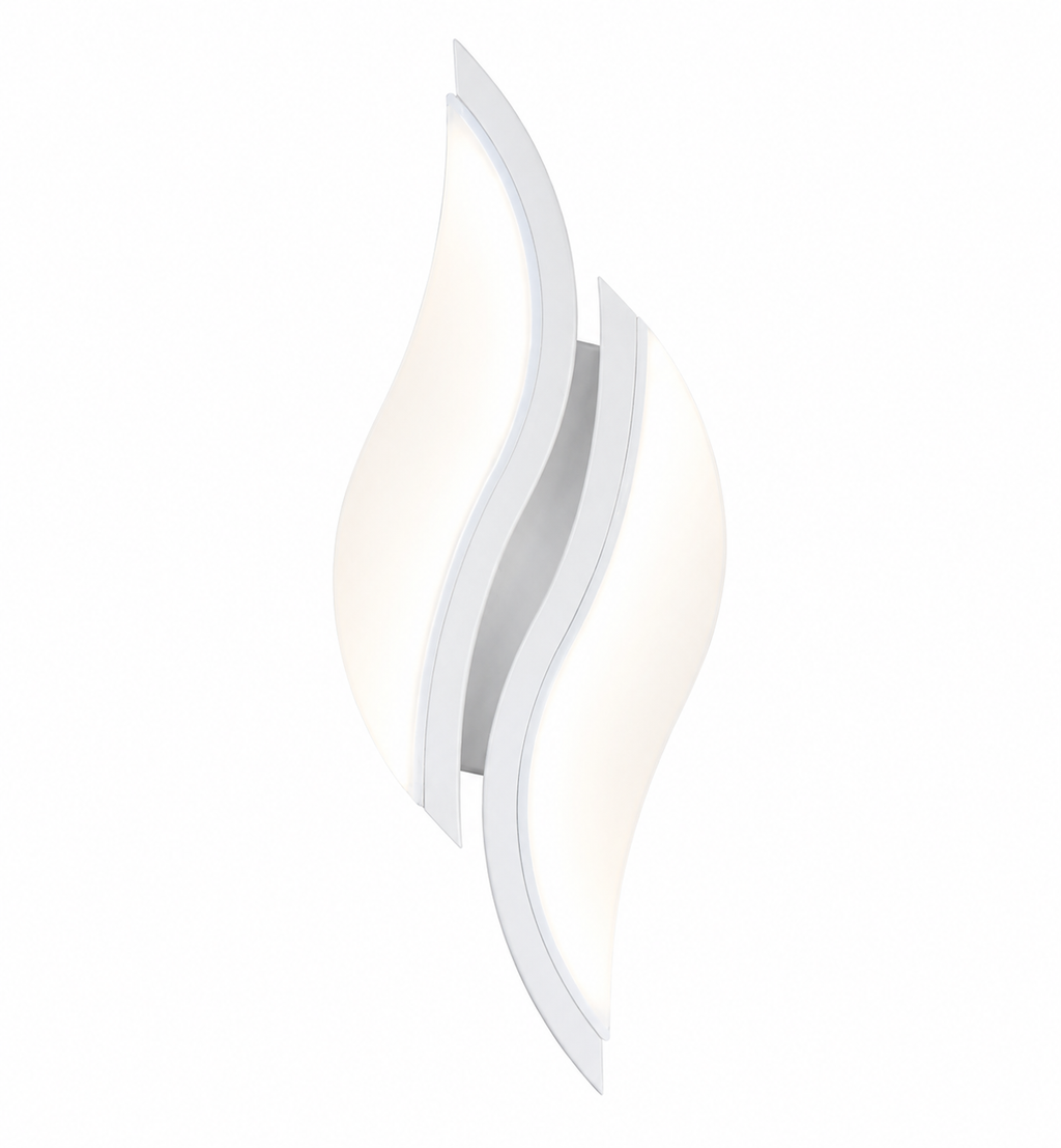 Applique murale LED Flamme Blanche